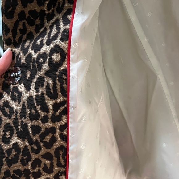 Banana Republic animal print topper coat. - Picture 5 of 5